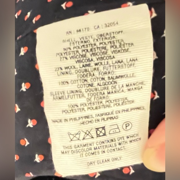 Anthropologie Cartonnier Gray Wool Blazer with Gold Buttons - Picture 8 of 8